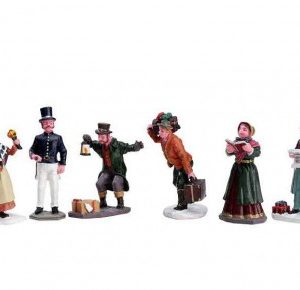 Townsfolk Figurines, Set Of 6